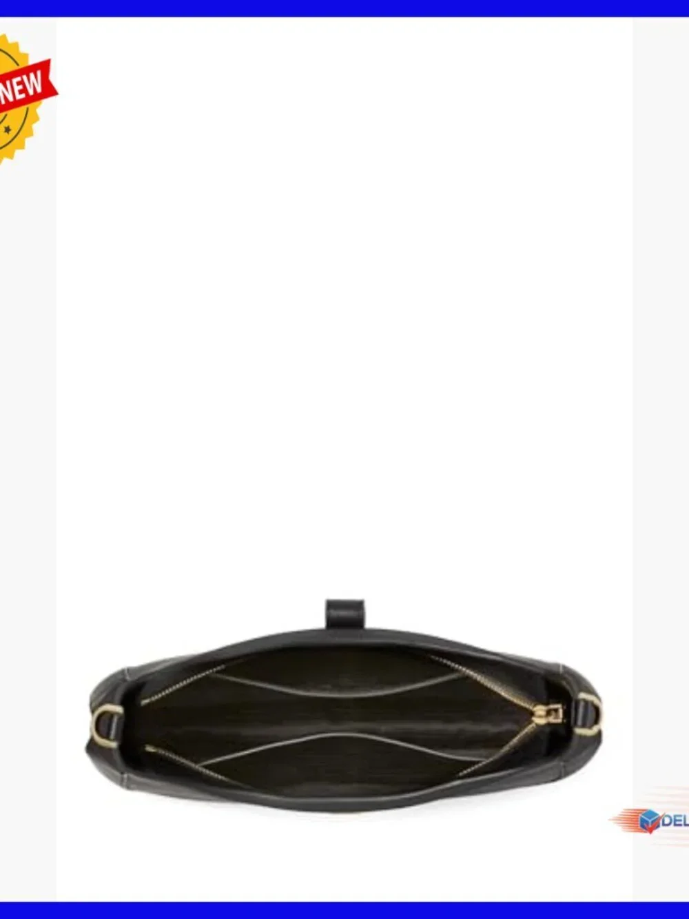 Pebbled Leather Hobo Bag with Adjustable Crossbody Strap, Fits iPad